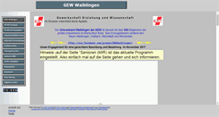 Desktop Screenshot of gew-waiblingen.de